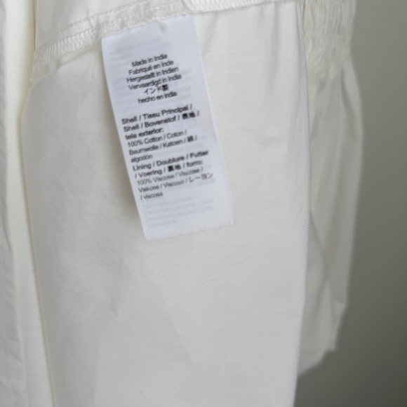NWOT J.Crew White Meadow dress in cotton poplin SZ XL - Picture 8 of 8